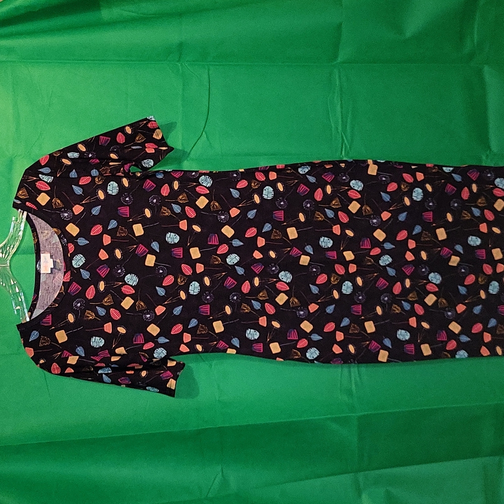 Lularoe printed Julia dress in size S